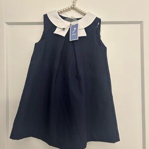 Jacadi Navy Pinafore Dress NWT
